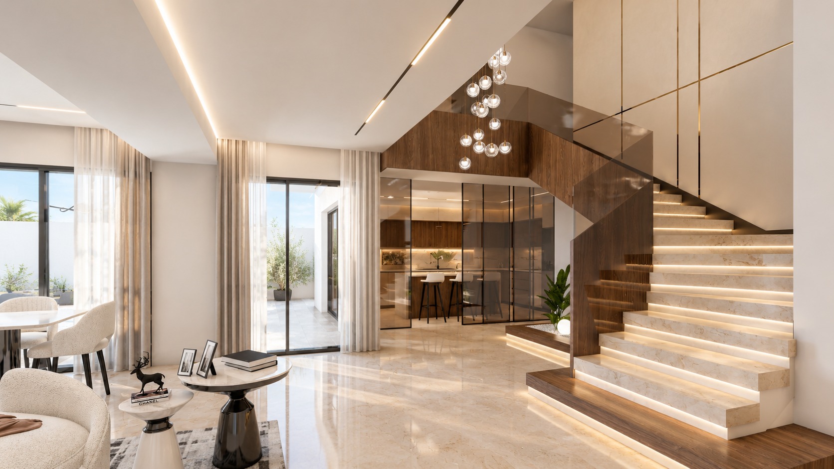 Rendu 3D — Duplex Haut Standing, vue 1