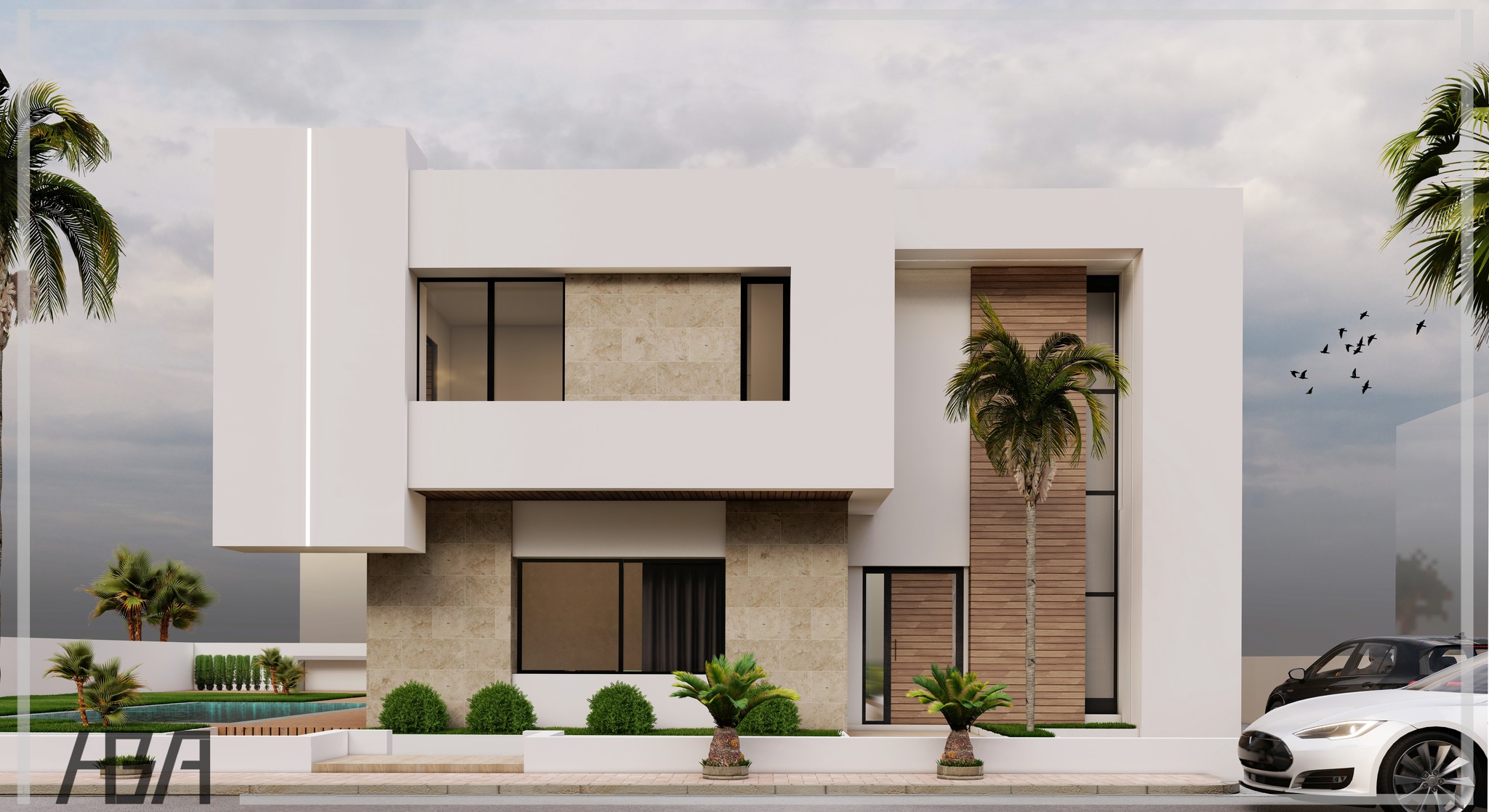 Rendu 3D — Villa.R, vue 3